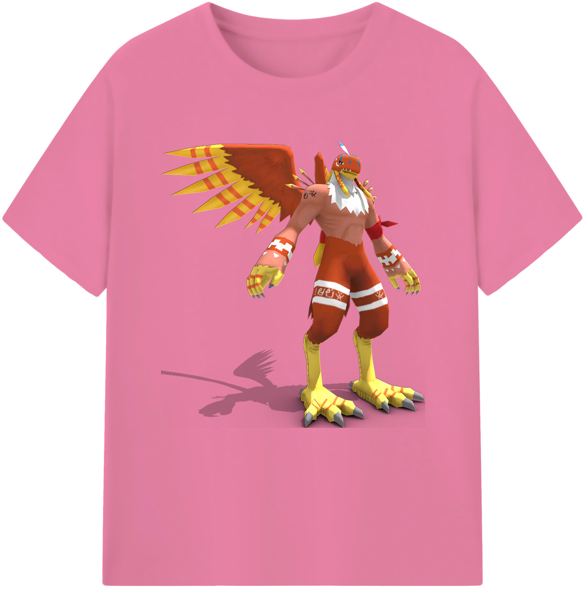 （画像用） Digimon デジタルモンスター/デジモン 綿100％半袖Tシャツ（フロントプリント）
